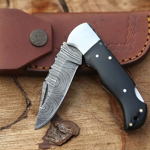 2025 couteau pliant multifonctionnel fait à la main de haute qualité bricolage personnalisé pour la survie en plein air bouton poussoir bois pour le Camping - Product Image 4