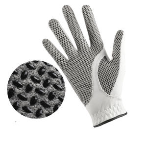 Guantes de golf estampados personalizados unisex de alta calidad hechos de cuero Cabretta Material antideslizante MOQ bajo para uso deportivo - Product Image 5