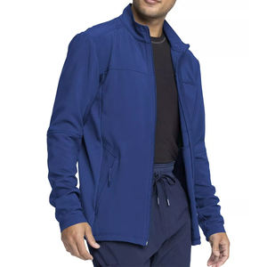 Vestes extensibles de qualité supérieure pour hommes, vêtements de travail, veste d'infirmière, d'hôpital, veste zippée à l'avant - Product Image 5