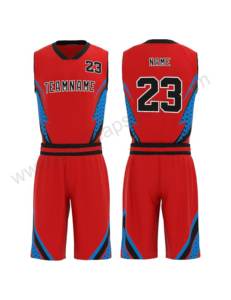 Uniformes de Baloncesto Personalizados Sublimados, Transpirables, Tallas Grandes, Conjuntos de Uniformes de Equipo, Secado Rápido, Ligeros, 100% Poliéster - Product Image 2
