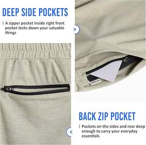 กางเกงขาสั้นลำลองผ้าฝ้ายหนา 275 กรัม 100% ทรงหลวม ระบายอากาศได้ดี เหมาะสำหรับใส่เล่นกีฬาหรือใส่ลำลองในฤดูร้อน แห้งเร็ว - Product Image 4