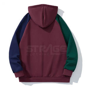 เสื้อฮู้ดดี้ผู้ชายผ้าฟลีซแบบโอเวอร์ไซส์ สำหรับฤดูหนาว เป็นมิตรกับสิ่งแวดล้อม บริการ OEM ออกแบบตามสั่ง คุณภาพสูง ระบายอากาศได้ดี แห้งเร็ว - Product Image 2