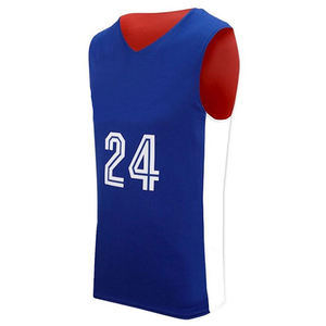 Ensemble de maillots de basket-ball réversibles, uniforme d'équipe de basket-ball de couleur à motif de sublimation personnalisé - Product Image 5