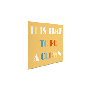 Hecho en Alemania-Cuadro de lienzo para decoración del hogar Letras de circo Habitación de niños-Mural de pared en marrón colorido-Arte de marco de Camilla - Product Image 6