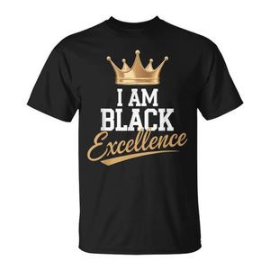Camiseta Afro Motivacional Black Excellence Inspirada en la Historia Negra para Ropa Promocional - Product Image 1