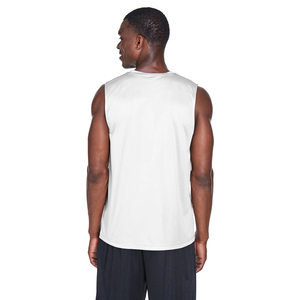 Camiseta sin mangas de algodón sin mangas de buen rendimiento para hombre, chalecos de entrenamiento de fútbol con logotipo personalizado, baberos, camisetas sin mangas - Product Image 2