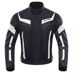 Veste d'été de moto pour femme avec armure approuvée CE doublure imperméable détachable panneaux de maille respirants - Product Image 2