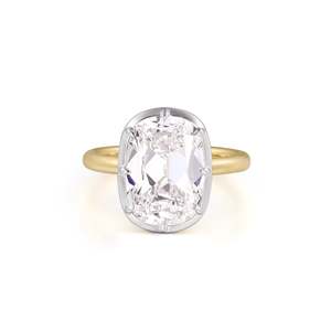 Anillo Grand Old Mine con Diamante Cultivado en Laboratorio de 5.2 Ct, D-F VVS1-VS2, en Oro Amarillo o Blanco de 14K o 18K, para Uso Diario o Regalo de Aniversario - Product Image 3