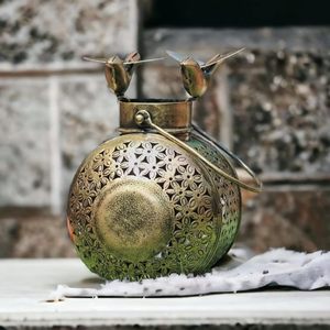 Soporte de linterna de luz en T de metal contemporáneo, decoración elegante para jardín y patio del hogar de proveedor indio hecho de madera - Product Image 5