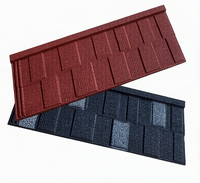 Tuiles de toit en acier revêtues de pierre Classic Bond pour appartements et maisons