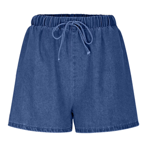 Short en jean pour femmes de haute qualité 100% coton extensible sur mesure de haute qualité avec style droit, short écologique - Product Image 1