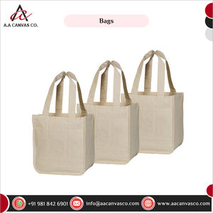 Venta al por mayor de tamaño personalizado reutilizable plegable de algodón bolsa de lona Para Promociones para ir de compras - Product Image 2