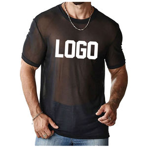 Custom Logo Men's Heavy-Weight Over-Size 100% Cotton Cropped T-Shirt Boxy Fit Solid Pattern Streetwear <b>Style</b> - Product Image 3
