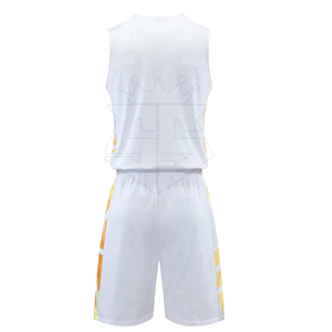 Concevez votre propre uniforme de basket-ball de logo pour l'uniforme de basket-ball unisexe sans manches de vente chaude - Product Image 6