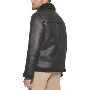 Men's <b>Jackets</b> 2025 Pakistan with Faux Fur Collar Cheap <b>Winter</b> <b>Leather</b> <b>Jacket</b> for Men in Wholesale Price <b>jacket</b> for men OEM - Product Image 6