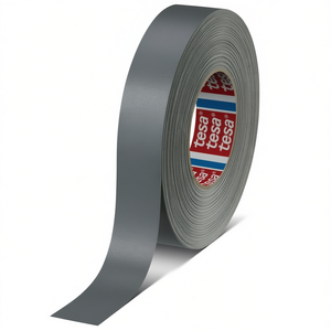 Tesaband Premium 70001-3000265401 Single-Side <b>Grey</b> Fabric Adhesive <b>Tape</b> 50 m Length 30 mm Width Roll for Office Use - Product Image 3