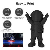 Filament PLA mat Geeetech 14 couleurs 1,75 mm Bobine de 1 kg Recharge PLA mat 10 rouleaux PLA mat noir 10 kg