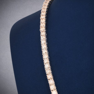 Chaîne personnalisée de haute qualité pour bijoux fins Hip Hop Collier de tennis en moissanite et diamant Chaîne de tennis en argent 925 de 5mm - Product Image 2