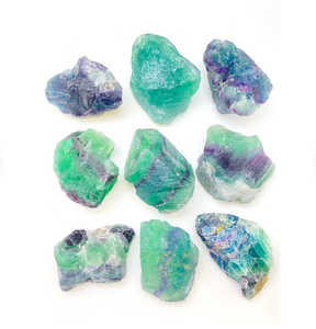 Meilleure qualité Offre Spéciale en vrac cristal de Fluorite arc-en-ciel naturel cristal de guérison brut de l'inde - Product Image 3