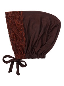 Solid Color Elastic Strap Women Hijab Caps Muslim Wrap Head Turban Bonnet Fashion Lace Headdress Islamic Clothing Camouflage - Product Image 5