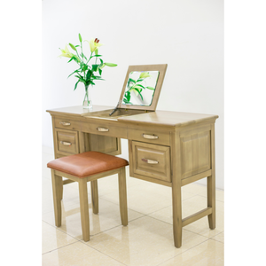 ADELA Meilleure Vente Mobilier de Chambre à Coucher en Bois Massif Moderne Meuble de Maquillage en Bois avec Rangement pour l'Appartement Fabriqué au Vietnam - Product Image 1