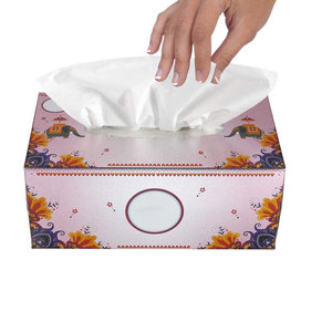 Precio de fábrica Servilleta multifuncional finamente procesada Caja facial Embalaje Papel tisú - Product Image 5