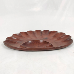 Handcrafted <b>Rustic</b> Wooden Tray Elegant Design Natural <b>Wood</b> Serving Tray for Kitchen Home Decor - Product Image 1