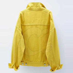 Vente chaude veste en jean pour femmes en coton coupe ample veste en jean de qualité supérieure pour femmes - Product Image 2