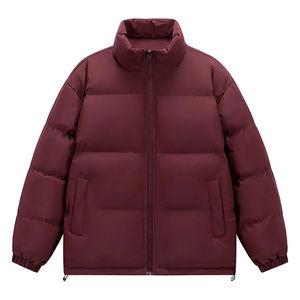 Men's Stylish Canvas <b>Puffer</b> <b>Jacket</b> Stand Front for Winter High Quality Customized Color Zipper Closure New Design Bulk Quantity - Product Image 6