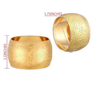 Rond de serviette en aluminium de concepteur rond de qualité supérieure couleur différente décorative en gros rond de serviette en métal aluminium rond de serviette - Product Image 3