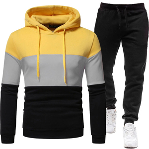Survêtement pull en coton pour hommes vente en gros de vêtements de sport personnalisés mode décontractée tenue confortable et respirante - Product Image 3