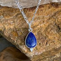 Nouveaux charms en laiton plaqué argent 925 avec pierre précieuse lapis-lazuli, design tendance, style bohème pour enfants et femmes, cadeau de bijoux
