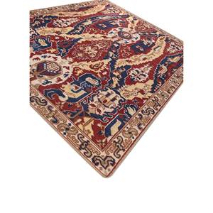Tapis en laine tissés à plat bleus bédouins pour la décoration intérieure Adwl-23003 - Product Image 2