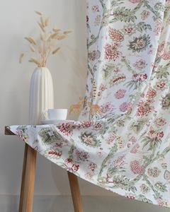 Cortinas y Cenefas Modernas de Lujo con Estampado a Mano, 100% Algodón Ligero, con Bloqueo de Luz Total para Sala de Estar, Aptas para Todas las Estaciones - Product Image 3