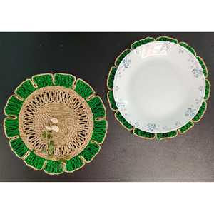 Mukherjee Lot de 2 sous-verres écologiques en jute de 12 pouces pour la décoration intérieure - Product Image 3