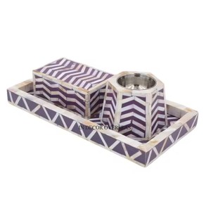 Gris couleur mosaïque perlée nacre travail haute qualité encens Bakhoor brûleur maison parfum accessoires fournitures - Product Image 5