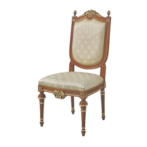 Silla de Comedor Clásica de Madera Maciza de Lujo al por Mayor, Tapicería y Acabado Personalizados para Proyectos Hoteleros - Product Image 1