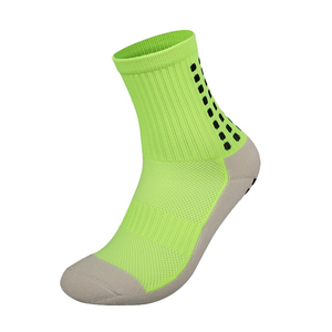 Wholesale Custom Anti-Slip Soccer <b>Grip</b> <b>Socks</b> with Logo and Letter for Men Youth Crew Length Bottom Position - Product Image 5