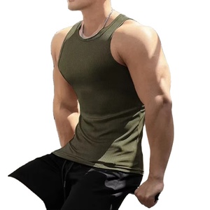 Conjunto de Camiseta sin Mangas de Algodón y Pantalones Cortos de Mezclilla, Conjunto de 2 Piezas de Jeans Cortos de Mezclilla Estilo Urbano para Hombre - Product Image 1