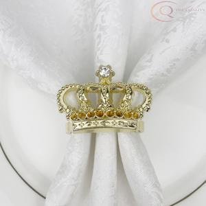 Anillos de Servilleta de Metal Elegantes, Estilo Lujoso, Ecológicos, para Decoración de Mesas de Boda - Product Image 5