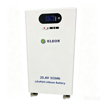 Batería Lifepo4 de 12v 8KWH25.6V314Ah6000 ciclos, Estación de Energía Portátil, Almacenamiento de Energía Doméstica, Batería de Alto Voltaje, Batería de Respaldo para el Hogar
