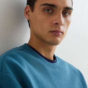 Sudadera ajustada de cuello redondo personalizada para hombre, sudaderas de cuello redondo de alta calidad, sudadera personalizada - Product Image 5