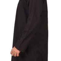 Thobe / Thawb Hecho a Mano con Cuentas, Ropa Tradicional Musulmana de Alta Costura para Hombre, Talla Grande, Ropa Casual de Calle, Poliéster, Manga Larga