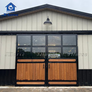 Équipement d'élevage Écuries préfabriquées en métal pour chevaux Écuries en bambou pour chevaux avec portes coulissantes - Product Image 5