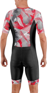 Traje de Neopreno Unisex Personalizado para Triatlón con Mangas Cortas, Material Transpirable, Logotipo Frontal Impreso y Cremallera en el Pecho - Product Image 5