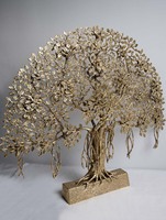 Arbre de Mahabodhi en laiton exclusif, grande pièce maîtresse pour la décoration intérieure, cadeaux pour l'inauguration d'une maison, arbres de vie, antiquités