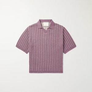 Camiseta Polo de Algodón Bordada para Hombre, Manga Corta, Transpirable, Informal, Cómoda, Tejido Suave, Corte Clásico - Product Image 1