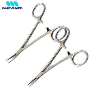 Pinzas Quirúrgicas de Acero Inoxidable con Certificación CE, Servicio OEM, Fabricadas en Pakistán, Impresión de Logotipo Personalizado, INNOVAMED, Hemostáticas Rectas - Product Image 4