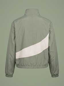 เสื้อแจ็คเก็ตทรงครอป Sage, เสื้อแจ็คเก็ตไนลอนโอเวอร์ไซส์แบบสั่งทำพิเศษ (OEM), ผู้ผลิตเสื้อผ้าสตรีทแวร์สำหรับทุกเพศ - Product Image 4