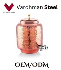 Copper Heritage Matka Matt Hammered 5 LTR, Classic craftsmanship meets rustic <b>charm</b> with the Heritage Matka Matte Hammered. - Product Image 4